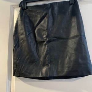 Hollister leather skirt